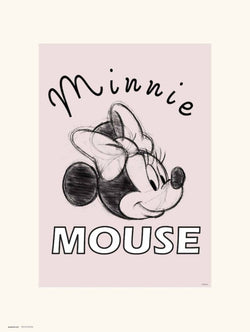 Kunstdruck Disney Minnie Mouse 30x40cm