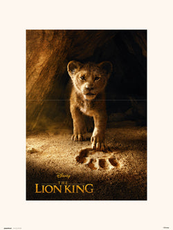 Kunstdruck Disney The Lion King Simba Real Action 30x40cm