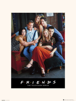 Kunstdruck Friends Characters 30x40cm