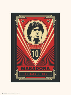 Kunstdruck Maradona The Hand of God 30x40cm