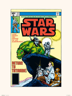 Kunstdruck Star Wars 31 Return To Tatooine 30x40cm