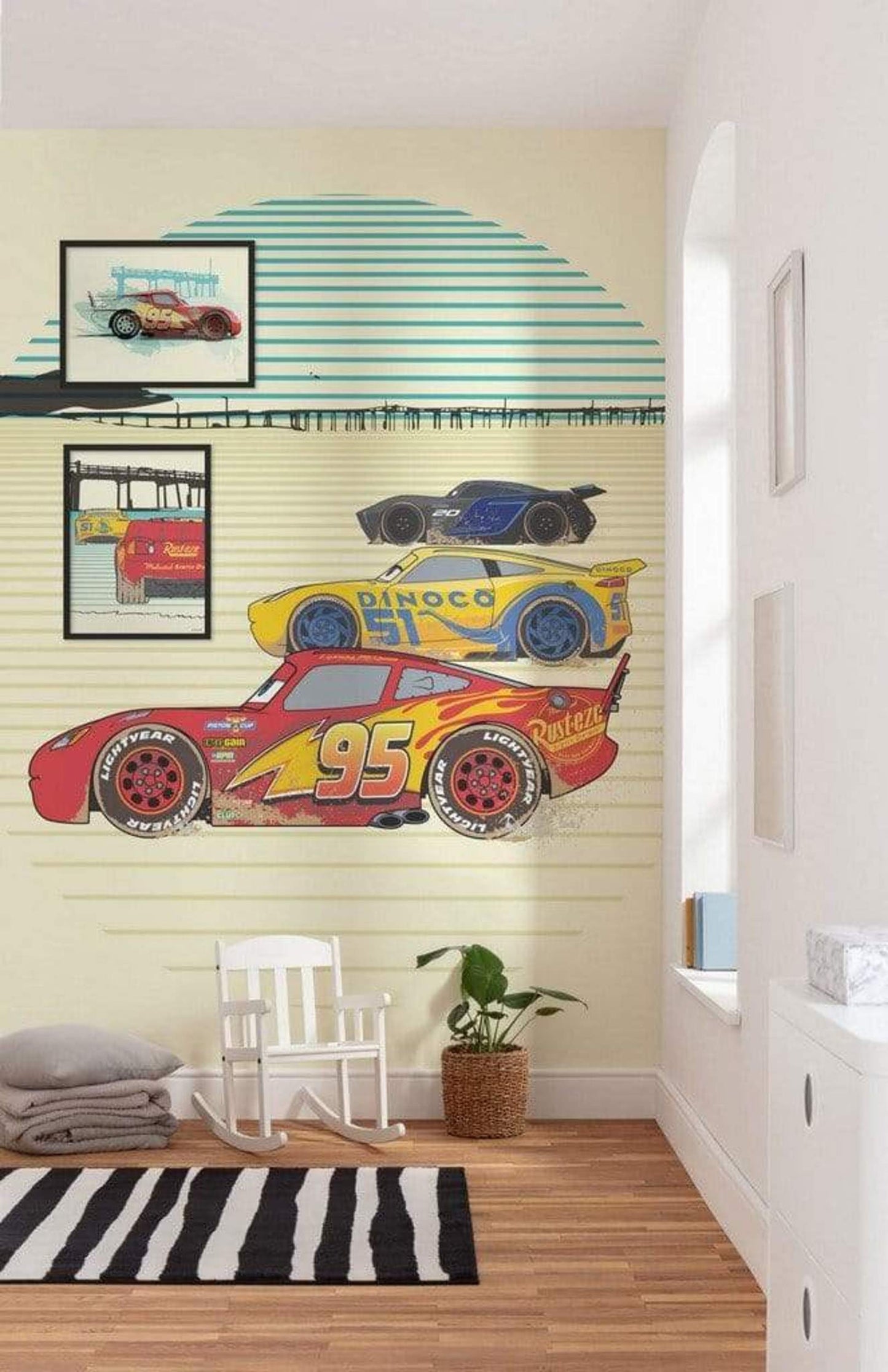 Kunstdruck Cars Lightning McQueen 70x50cm