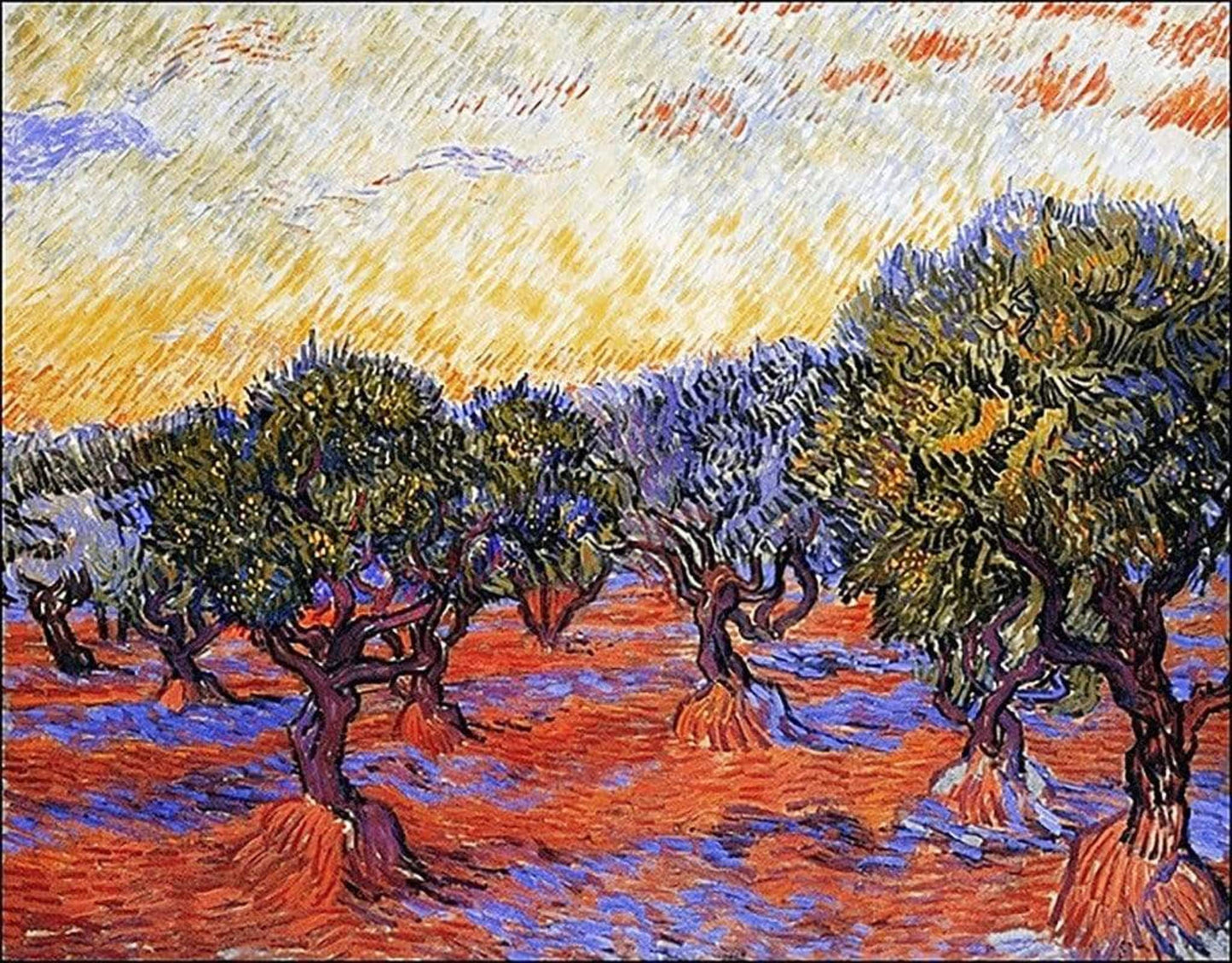 Kunstdruck Vincent Van Gogh - Uliveto 30x24cm