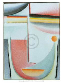 Kunstdruck Alexej Jawlensky - Symphony in Rose 60x80cm