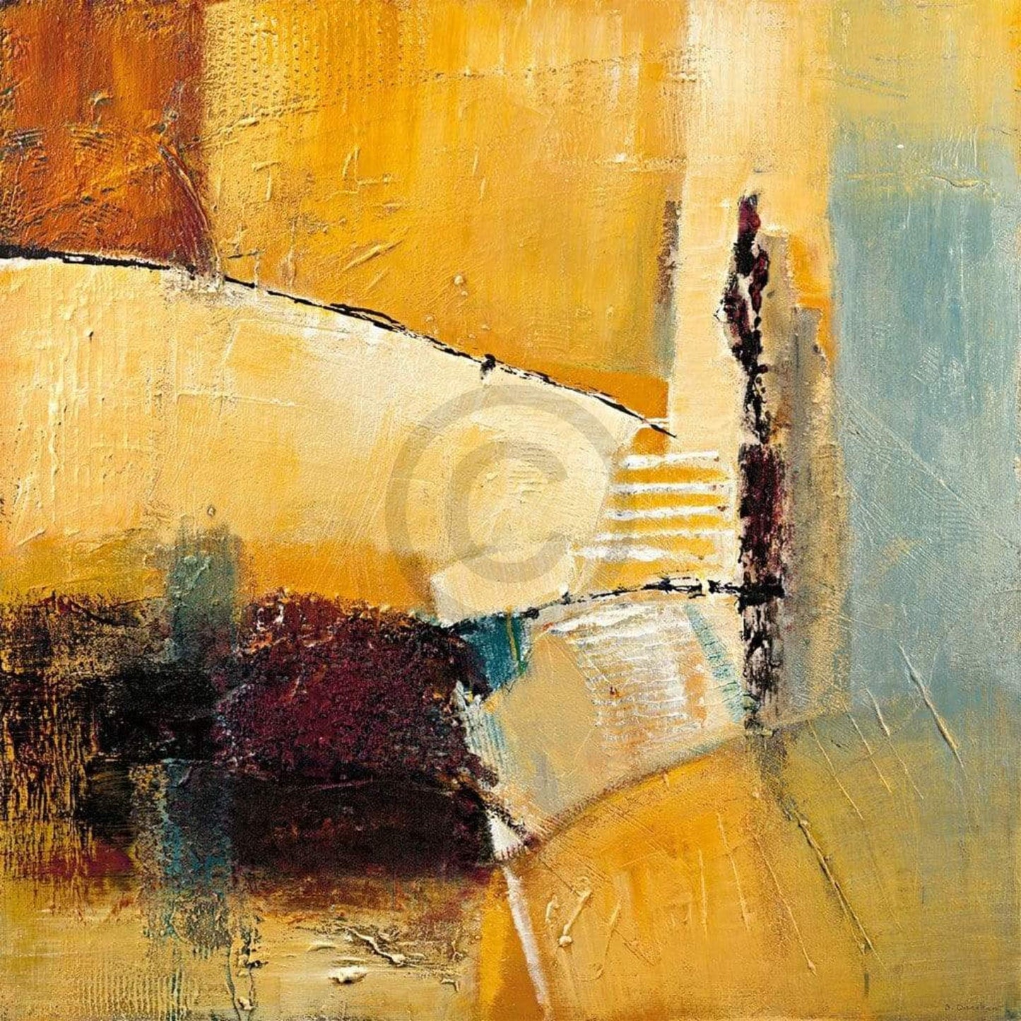 Kunstdruck Bea Danckaert - Get in touch 98x98cm