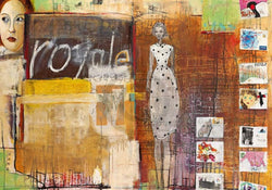 Kunstdruck Birgit Lorenz - Royale Post for me 100x70cm