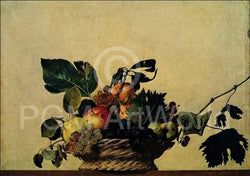 Kunstdruck Caravaggio - Cesto di frutta 80x56cm