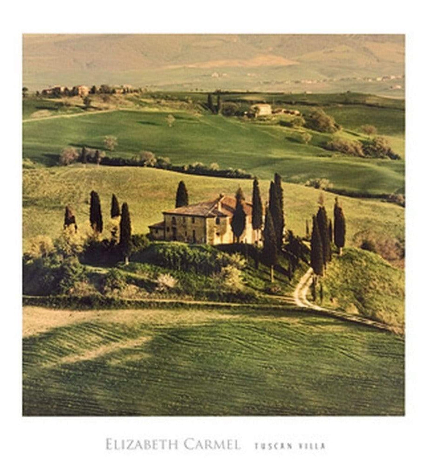 Kunstdruck Elisabeth Carmel - Tuscan Villa 45x50cm