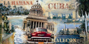 Kunstdruck John Clarke - La Habana Cuba 100x50cm