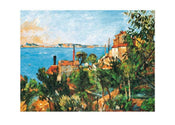 Kunstdruck Paul Cézanne - La Mer a l'Estaque 30x30cm