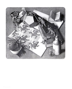Kunstdruck M. C. Escher - Reptilien 55x65cm