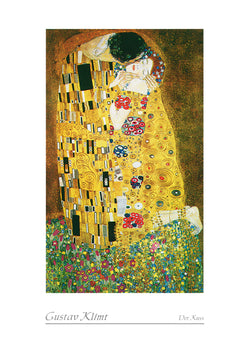 Kunstdruck Gustav Klimt - Der Kuss 50x70cm