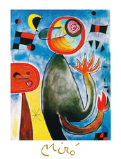 Kunstdruck Joan Miro - Les echelles en roue 60x80cm