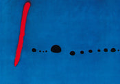 Kunstdruck Joan Miro - Bleu II 100x70cm
