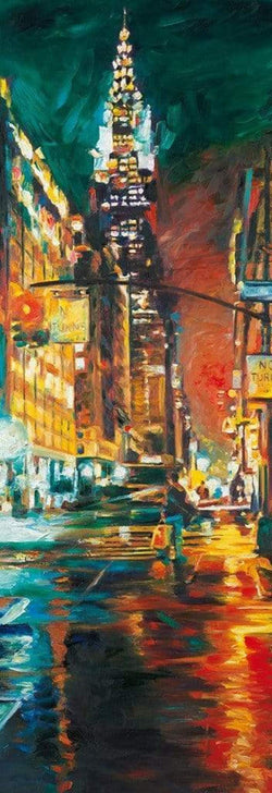 Kunstdruck Jürgen Schmiedekampf - and the red-light was in my mind 34x99cm