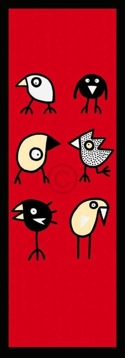 Kunstdruck Birdman Hans Lan - Happy together 35x100cm