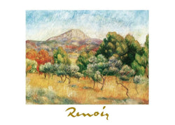 Kunstdruck Auguste Renoir - Il mont Sainte-Victoire 70x50cm