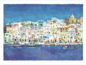 Kunstdruck Ralf Westphal - Corricella, Insel Procida 80x60cm