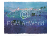 Kunstdruck Ralf Westphal - Landschaft bei Pistoia 100x70cm