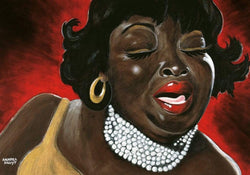 Kunstdruck Sandra Knuyt - Mama's Blues 100x70cm