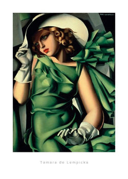 Kunstdruck Tamara De Lempicka - Young Lady with Gloves 50x70cm