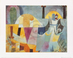 Kunstdruck Paul Klee - Landscape with black columns 50x40cm