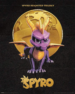 Poster Spyro - Golden Dragon 40x50cm
