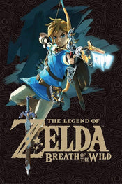 Poster The Legend of Zelda Breath of the Wild Game Cover 61x91,5cm
