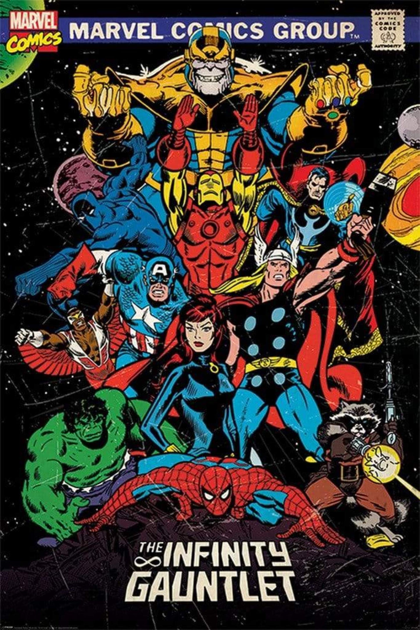Poster Marvel Comics The Infinity Gauntlet 61x91,5cm