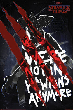 Poster Stranger Things - 4 Not in Hawkins 61x91,5cm