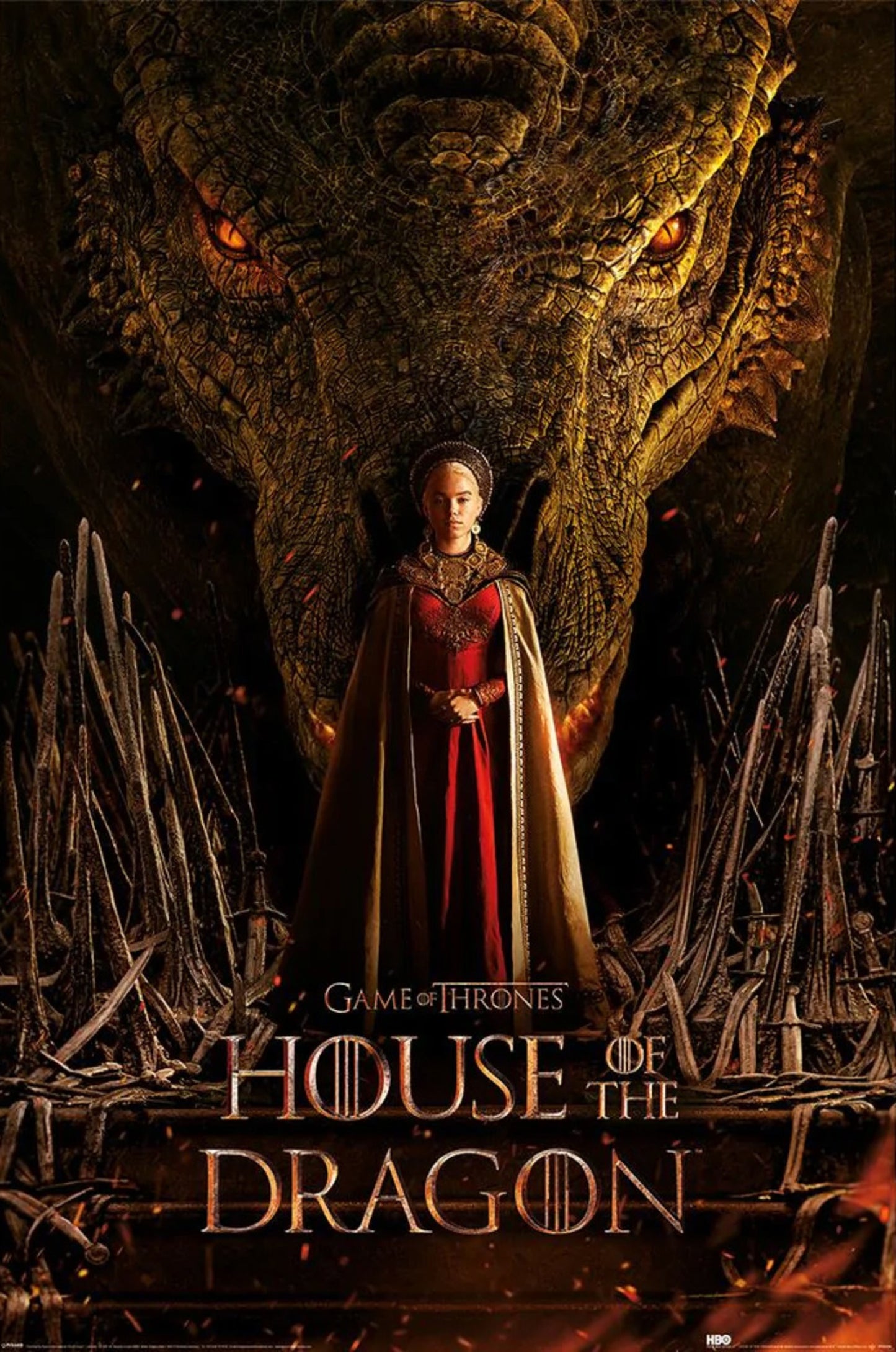 Poster House of the Dragon Throne 61x91,5cm