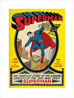 Kunstdruck Superman No 1 60x80cm