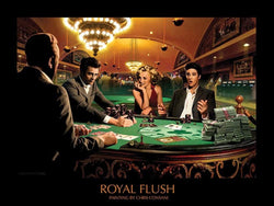 Kunstdruck Royal Flush Chris Consani 80x60cm