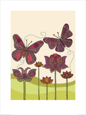 Kunstdruck Valentina Ramos - Butterflies 60x80cm