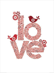 Kunstdruck Valentina Ramos - Red Love 60x80cm