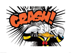 Kunstdruck Donald Duck Crash 80x60cm