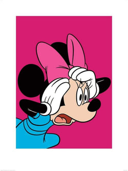 Kunstdruck Minnie Mouse - Shocked 60x80cm