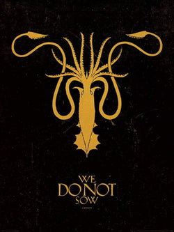 Kunstdruck Game of Thrones - Greyjoy 60x80cm
