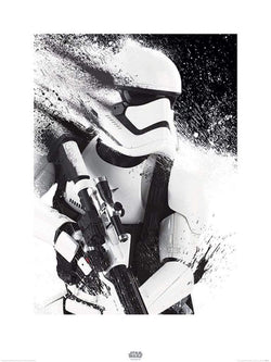 Kunstdruck Star Wars Episode VII Stormtrooper Paint 60x80cm