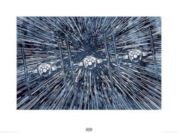 Kunstdruck Star Wars Episode VII TIE Fighters 80x60cm