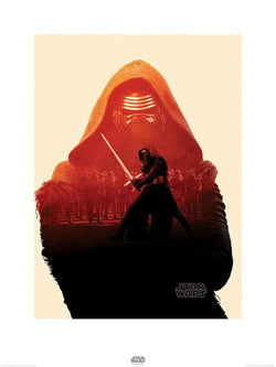 Kunstdruck Star Wars Episode VII Kylo Ren Tri 60x80cm