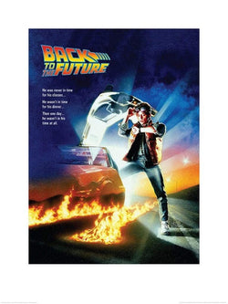 Kunstdruck Back to The Future One Sheet 60x80cm