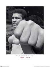 Kunstdruck Muhammad Ali Commemorative Punch 60x80cm