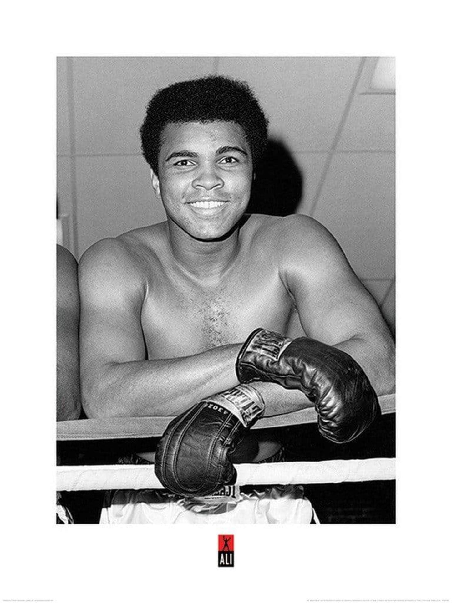 Kunstdruck Muhammad Ali Smile 60x80cm