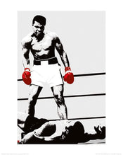 Kunstdruck Muhammad Ali Gloves 40x50cm