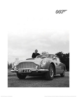 Kunstdruck James Bond Connery Black and White 40x50cm