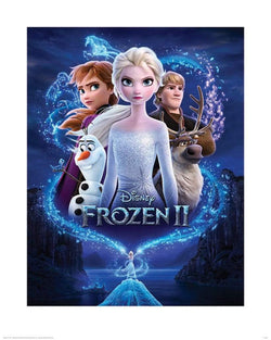 Kunstdruck Frozen 2 Magic 40x50cm