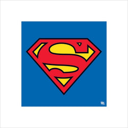 Kunstdruck Superman Classic Logo 40x40cm