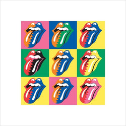 Kunstdruck The Rolling Stones Pop Art 40x40cm