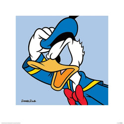 Kunstdruck Donald Duck Blue 40x40cm
